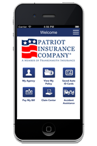 Patriot Insurance Company mobile app